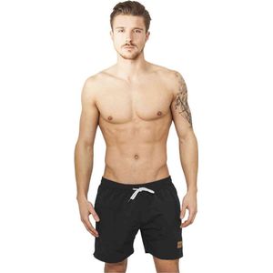 Urban Classics Badehose Block Swim Shorts Black-4XL