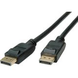 ROLINE DisplayPort Kabel, DP v1.3/v1.4, M/M, zwart, 5 m