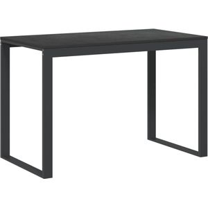 vidaXL Computerbureau 110x60x73 cm - Zwart Computerbureau - Bureaus - Werkblad - Home Office - Industrieel Design