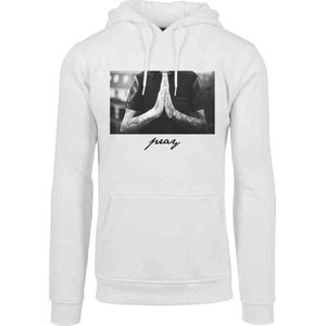 Mister Tee - Pray Hoodie/trui - 2XL - Wit