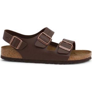 Birkenstock - Milano - Slippers - Bruin - BIRKOFLOR BOVENWERK