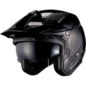 Mt Helmets District Sv Solid Jet Helm Zwart XS