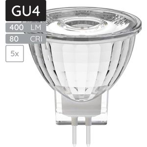 SPL GU4 LED Lamp 4.2W - Warm Wit - 345lm - Led Spot MR11 - Vervangt 40W - 5 Stuks