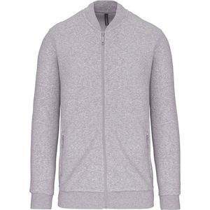 Pullover/Cardigan Heren M Kariban Lange mouw Oxford Grey 80% Katoen, 20% Polyester