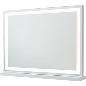 Hollywood Make-Up Spiegel Met Licht en LED-Strip - Vanity Mirror 3 Modi - Kosmetische Spiegel Tafelspiegel