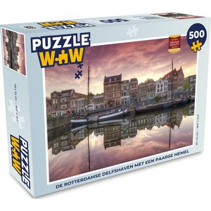 Puzzel Rotterdam - Boot - Reflectie - Legpuzzel - Puzzel 500 stukjes