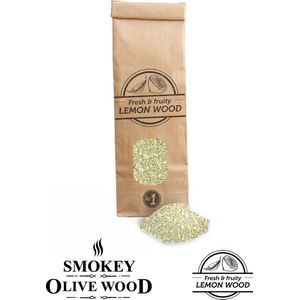 Smokey Olive Wood - Rookmot - 0,3 L CITROENHOUT - Rookmeel fijn ø 0-1mm