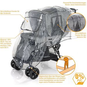 Stroller regenhoes – regenhoes voor buggy - Regenhoes Kinderwagen – Universeel