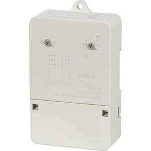 Tijdschakelaar voor traplicht Rex600Plus 230 V 50/60 Hz - extreem stil - opbouwmontage - 049783 - wit