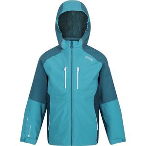 Regatta, Hydrate VII Waterdichte 3in1 Kinder Jas Capuchon, Turquoise, Maat 128