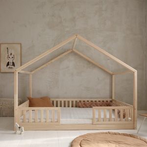 Huisbedje Dubbel met barrière 200x140