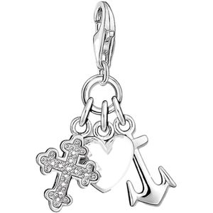 Thomas Sabo Dames-Charm 925 Zilver 10 Zirkonia One Size 84775754