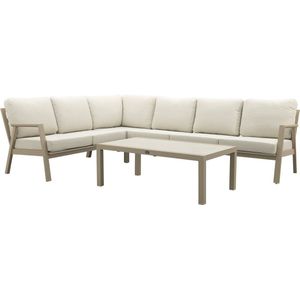 Viento/Atlanta hoek loungeset (4-delig) - Latte