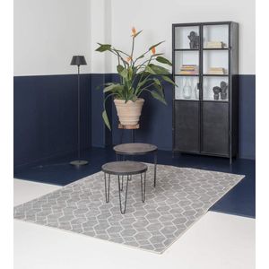 Vloerkleed Brinker Carpets Laatz Grey - maat 200 x 300 cm
