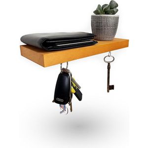 Magnetische Houten Sleutelhouder, Sleutelhouder, Praktisch Sleutelbord met Magneet als Thuisorganizer, Sleutelorganizer voor Opslag, Magnetische Strip voor Sleutels