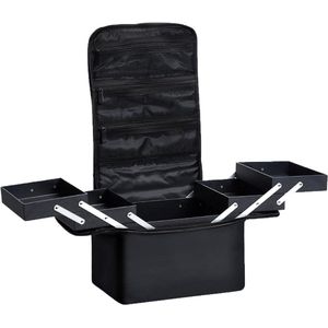 Schmink koffer - Kapperskoffer trolley - Visagie make up koffer trolley - Schminkkoffer - Beauty case - Cosmetica koffer - Ideaal voor reizen - To go
