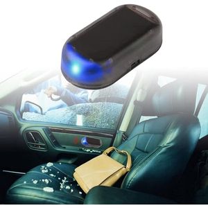 Titel: Auto-alarmlicht op zonne-energie met led-veiligheidswaarschuwing anti-diefstal alarm 1 stuk