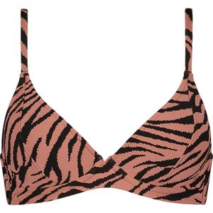 Beachlife Rose Zebra BH-fit bikinitop met beugel - dames - Maat 80E