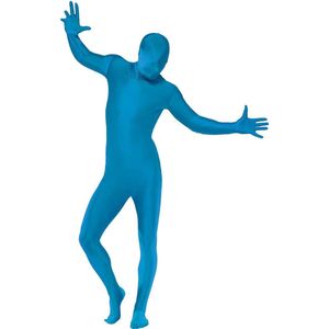 FUNIDELIA Blauw Second Skin Kostuum voor Volwassenen - Maat: XXL
