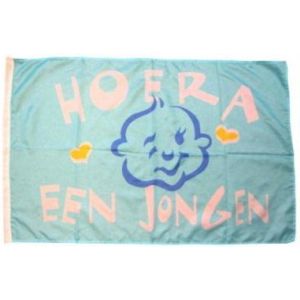 Vlag Hoera een jongen