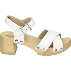 Softclox S3598 HANNE - Sandalen met hak - Kleur: Wit/beige - Maat: 41