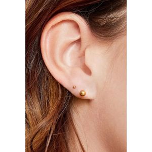 Yehwang - Mini oorknopjes - Zilver - Stainless steel - Kleine oorbelletjes - Staal - Oorstekers - Inclusief achterkantjes