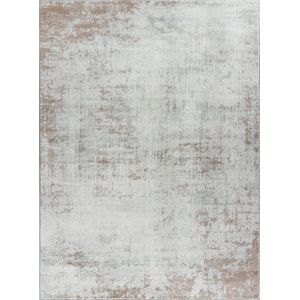 SURYA Vloerkleed - Woonkamer, Slaapkamer - Modern Abstract vloerkleed MILENA - Beige/Wit - 160x215 cm