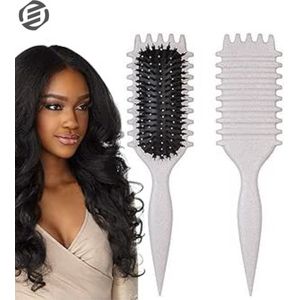 Equivera Curl Defining Brush - Krulborstel - Krul Borstel - Krul Kam - Borstel Voor Krullend Haar