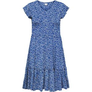 ONLY CARMAKOMA CARMAY LIFE CAP SL FRILL DRESS JRS NOOS Dames Jurk - Maat XL