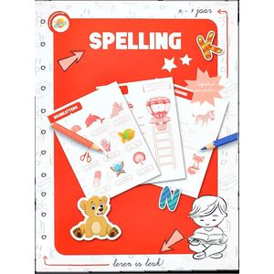Leren Spellen / - Spelling Oefenen - Oefenboek - Schrijf schrift - School - - 6/7 jaar - Toy Universe - Stickerboek - Stickers