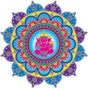 Yogi & Yogini naturals Raamsticker ""Ganesha"" (14 cm)