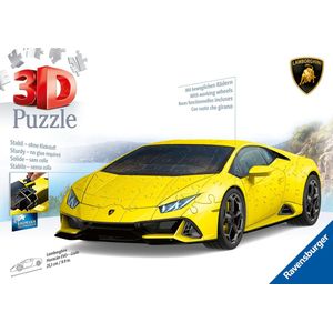 Hyper Realistische 3D Puzzel - Lamborghini Huracán EVO Giallo (108 stukjes)