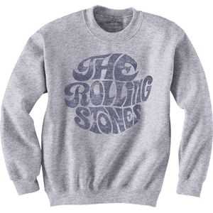 The Rolling Stones - Vintage 70s Logo Sweater/trui - M - Grijs