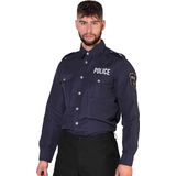 Boland - Shirt 'POLICE' (M) - Volwassenen - Agent - Politie en Boeven