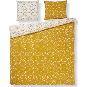 Day Dream Florieke - Dekbedovertrek - Lits-jumeaux - 240x200/220 cm + 2 kussenslopen 60x70 cm - Yellow