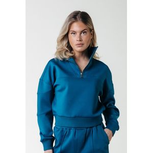 Colourful Rebel Ilena Zipped Dropped Shoulder Pull - XL