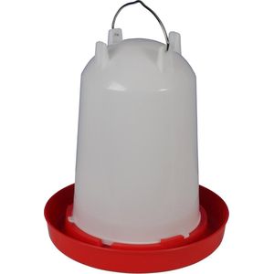 Olba plastic drinktoren rood
