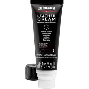 Tarrago leather cream tube + sponsje - 006 Donker Bruin - 75ml