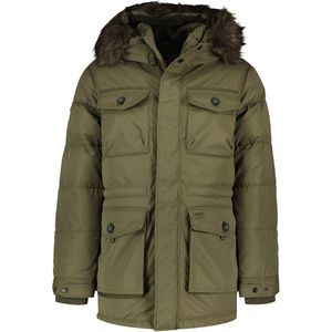 Superdry Chinook Faux Fur Parka Groen XL Man