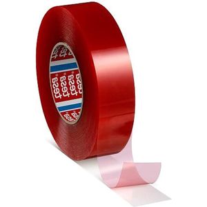 Sterk hechtend dubbelzijdig plakband montagetape - transparant - 50 meter - 19 mm breedte