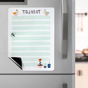Dagplanner magnetisch A4 takenlijst voor thuis en op kantoor groen - Magnetisch Whiteboard magneetbord 60x90