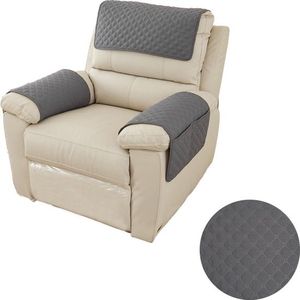 Waterdichte fauteuilbeschermer voor 1-zits relaxstoel met armleuningen, geschikt voor huisdieren en kinderen.