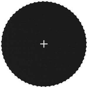 vidaXL - Springmat - voor - 12 - feet/3,66 - m - ronde - trampoline - stof - zwart