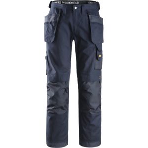 Snickers 3214 Canvas+ Werkbroek met Holsterzakken - Donker blauw/Donker blauw - 60