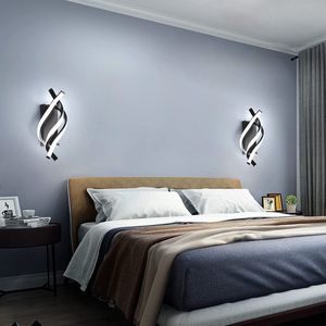 Krullen Wandlamp - Moderne Wandlamp - Design - Zwart - 16W - LED Lamp