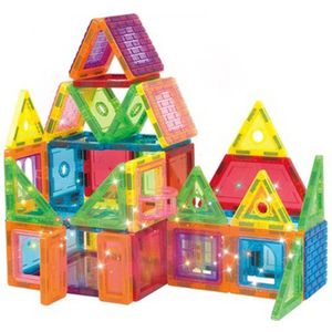 Procart 3d magnetische constructie set met led verlichting