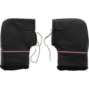 Handmoffen set Skay Leer zwart