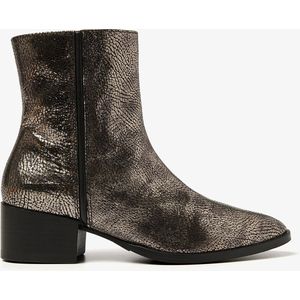 VIA VAI Rose Baker Enkellaarsjes dames - Metallic - Maat 39