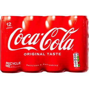 Coca-Cola original taste sleek can 24 x 33 cl