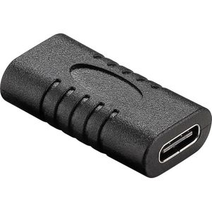 USB-C naar USB-C koppelstuk - USB3.0 / zwart